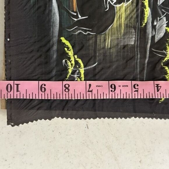 Asian Multicolor Silk Vietnamese Art Painting Unframed Size 16"x 10 1/4" - Picture 3 of 6